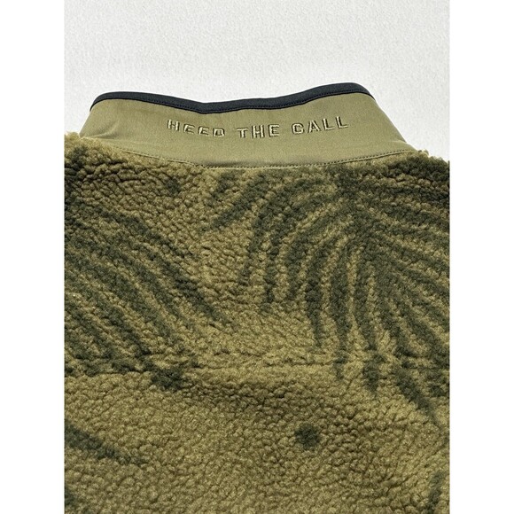 Howler Brothers Bros Vest Mens Small Chisos Fleece Sherpa Forest Leaf Print NWT - Picture 6 of 10